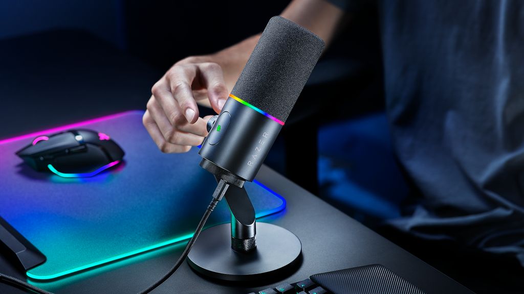 Pritty Razor 想要頂級音質錄音嗎?Razer Seiren V3 Pro 雙介面麥克風,適合遊戲直播主與 Podcast 節目收音創作 - 俏媽咪玩 3C